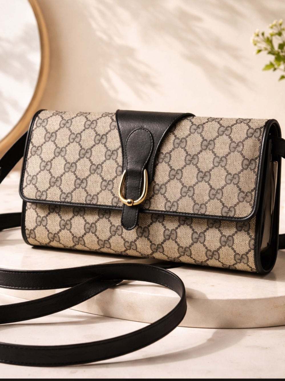 ✋Price Drop ✋Authentic Gucci GG Supreme Leather Shoulder Bag/ Crossbody Bag.